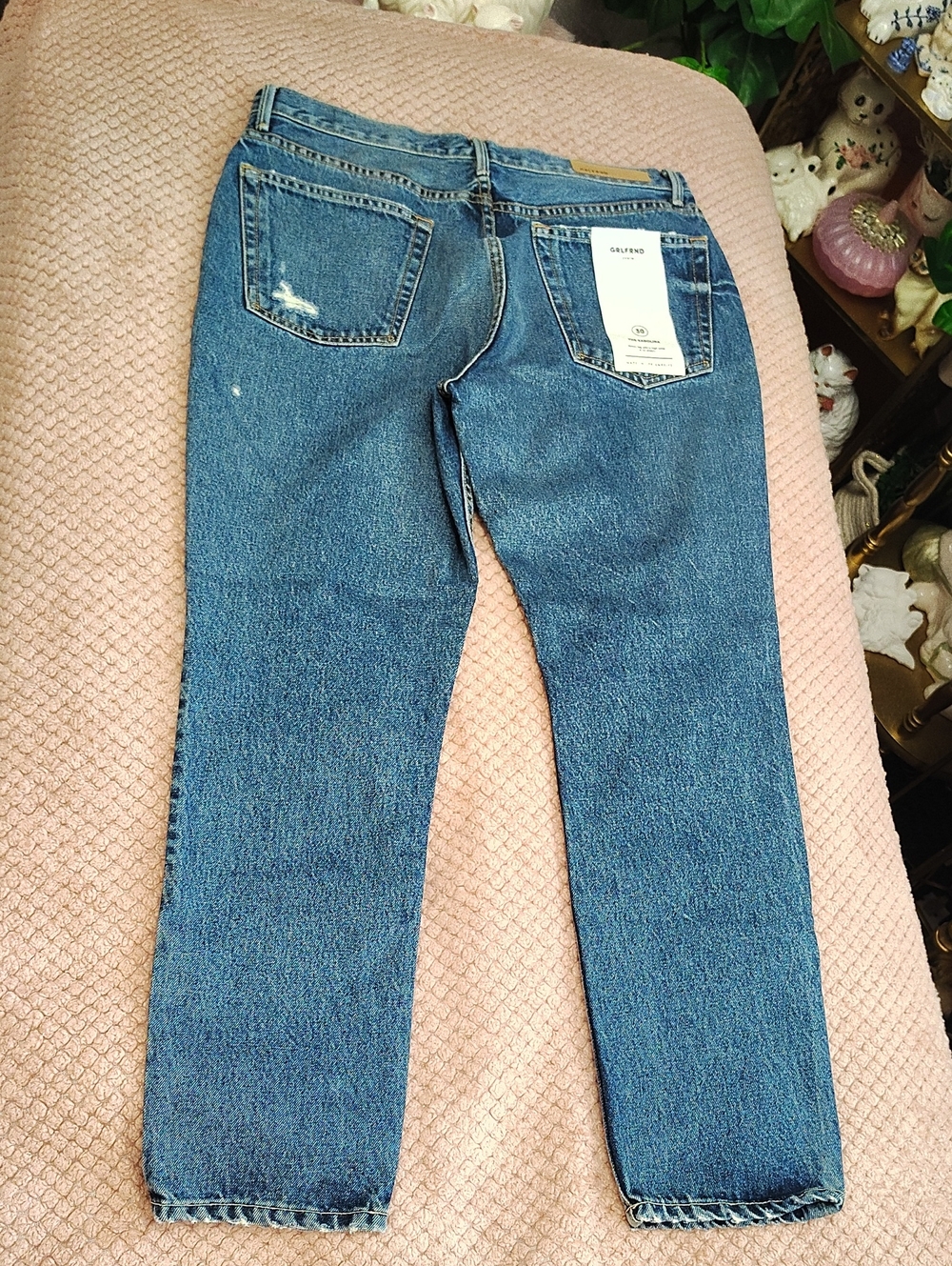 GRLFRND Classic High-Rise Blue Women's Jeans
